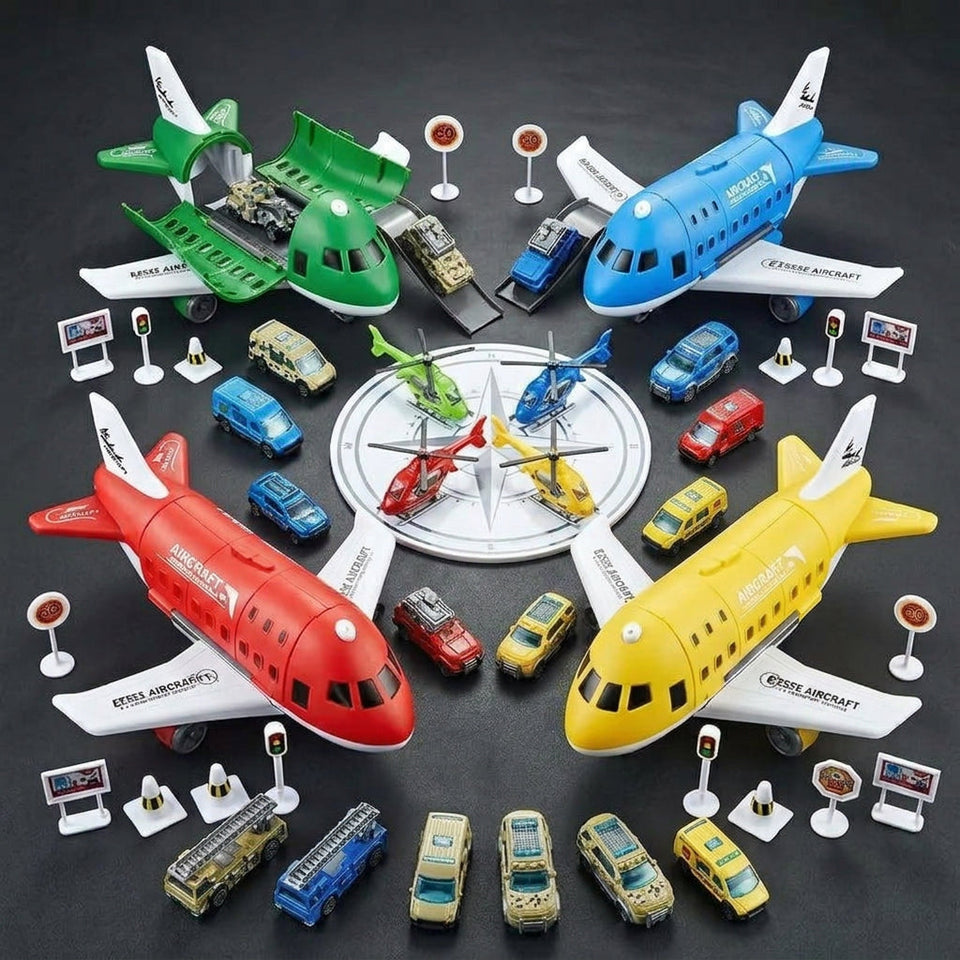 AirPlay – Cool & Verspielt – Flugzeug- und Auto-Spielset