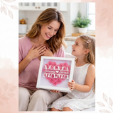 Personalized Rose Shadow Box – Einzigartiges Muttertagsgeschenk – Personalisierte Rosen-Schattenbox