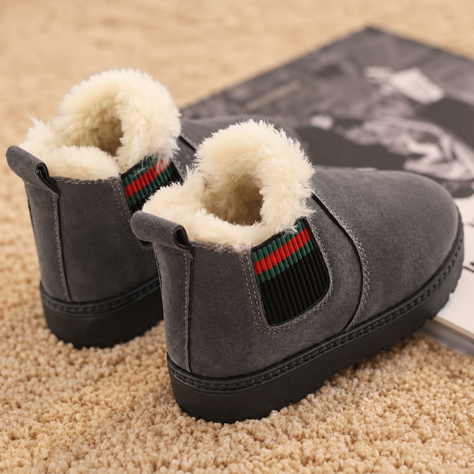 SnowySteps – Warm & weich – Baby-Winterstiefel mit Plüschfutter