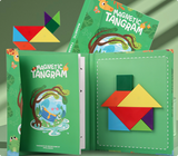 Woods™ - Tilskynd til logisk tænkning - Tangram-puslespil i træ