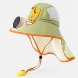 HappyShade – Sonnenschutz & Kühlung – Sommerhut für Kinder mit Ventilator