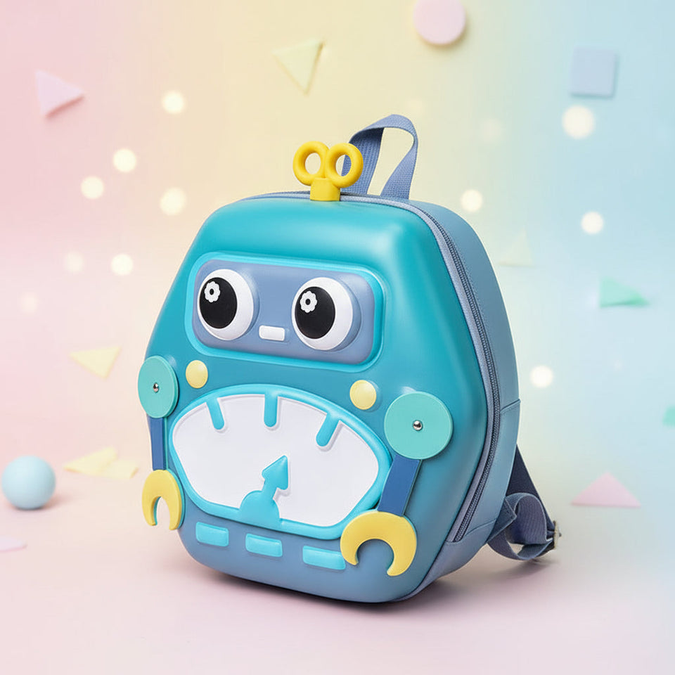 MiniBot – Cool & praktisch – Kinderrucksack mit Roboter-Motiv