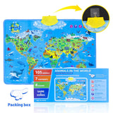 LittleExplorers – Lernen & Spielen – Weltkarte der Tiere