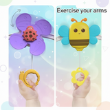 BuzzBloom – Farbenfroh & interaktiv – Baby-Spielbogen