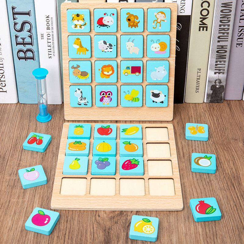 Memory Card Game™ | Braintrainer for de små - Puslespil