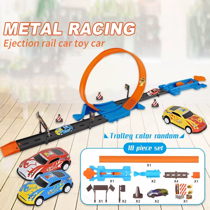 Double Race Track™ - Kreativ und lustig - Looping-Rennstrecke