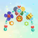 BuzzBloom – Farbenfroh & interaktiv – Baby-Spielbogen