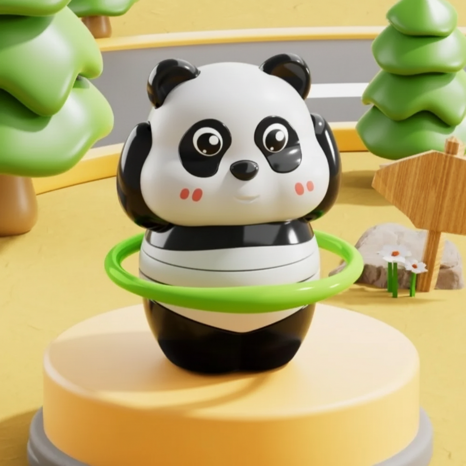 PandaPlay – Spaß  & Action – Aufziehbares Panda-Spielzeug