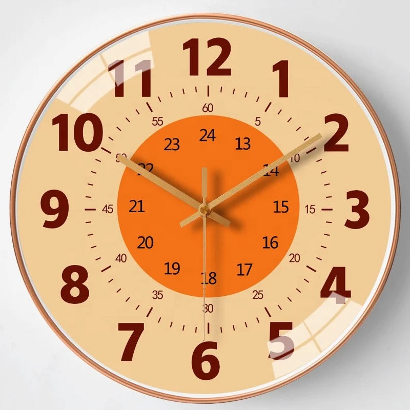 ChildrenTime – Unabhängig & leise - pädagogische Kinder-Wanduhr
