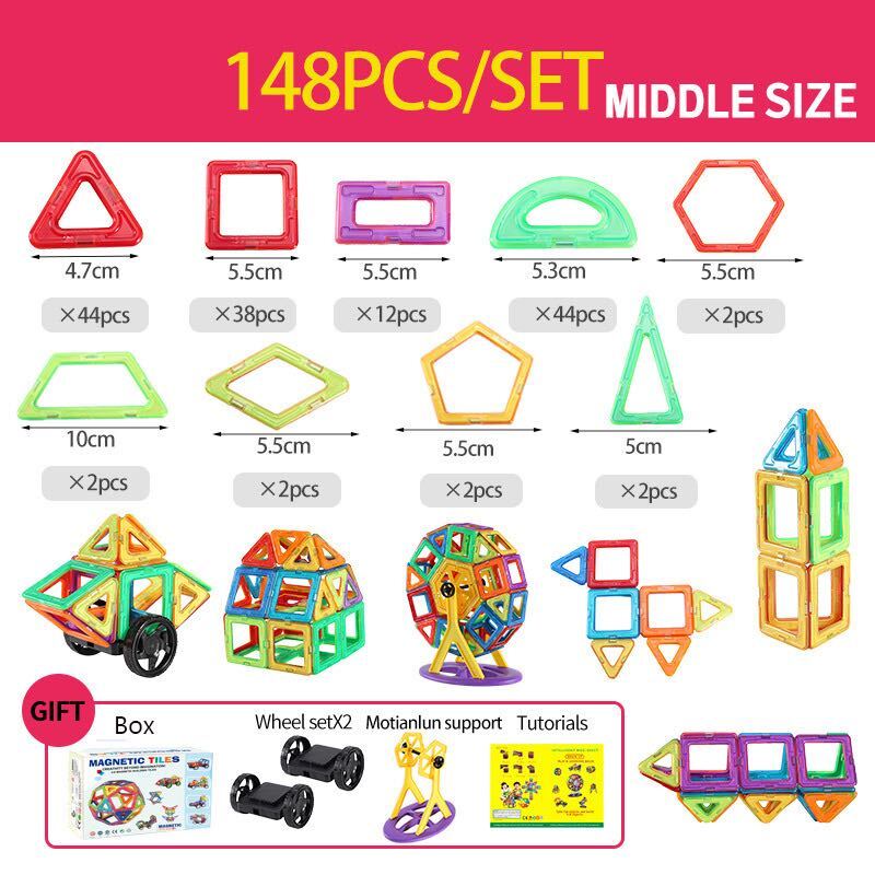 Magnet Building Blocks™ - Slip din kreativitet løs - magnetiske brikker
