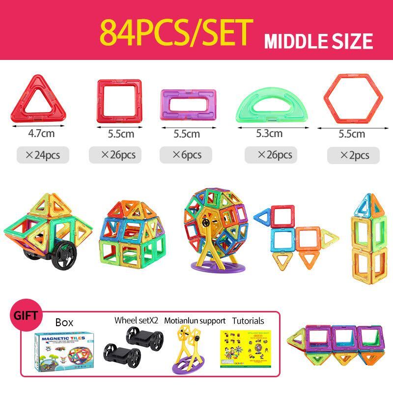 Magnet Building Blocks™ - Slip din kreativitet løs - magnetiske brikker