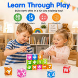 LearnCube – Lernreich & interaktiv – Magnetische Buchstaben- und Rechenwürfel