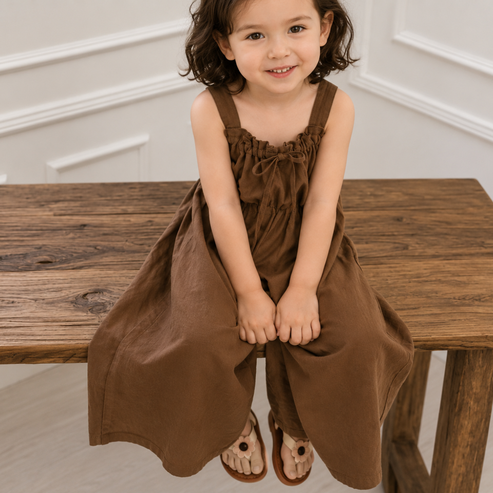 SunnyDays – Elegant & Weich – Jumpsuit mit Schleife