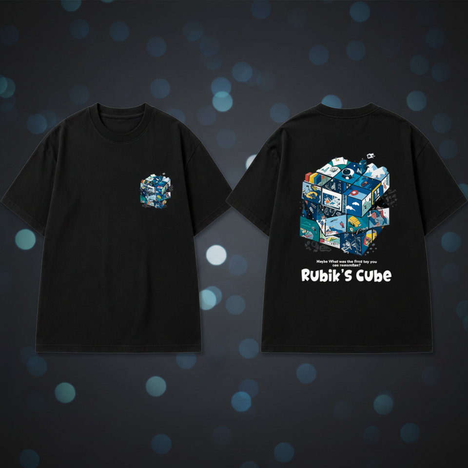 CubePlay – Weich & Modisch – Rubik’s Cube T-Shirt
