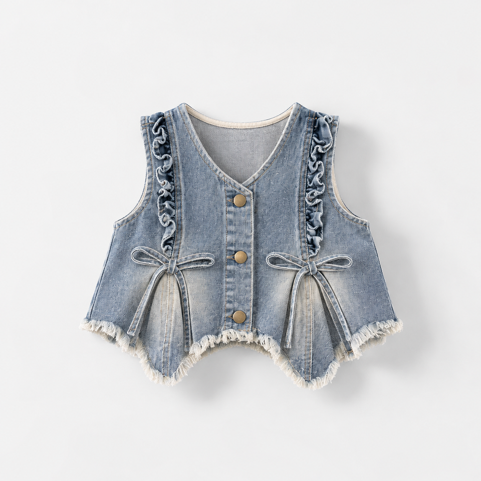 DenimBelle – Trendig & niedlich – 3-teiliges Kinderset aus Denim