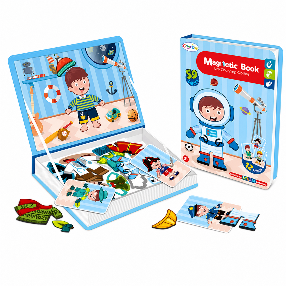 MagniPlay – Lernreich & Kreativ – Magnetisches Rätselbuch