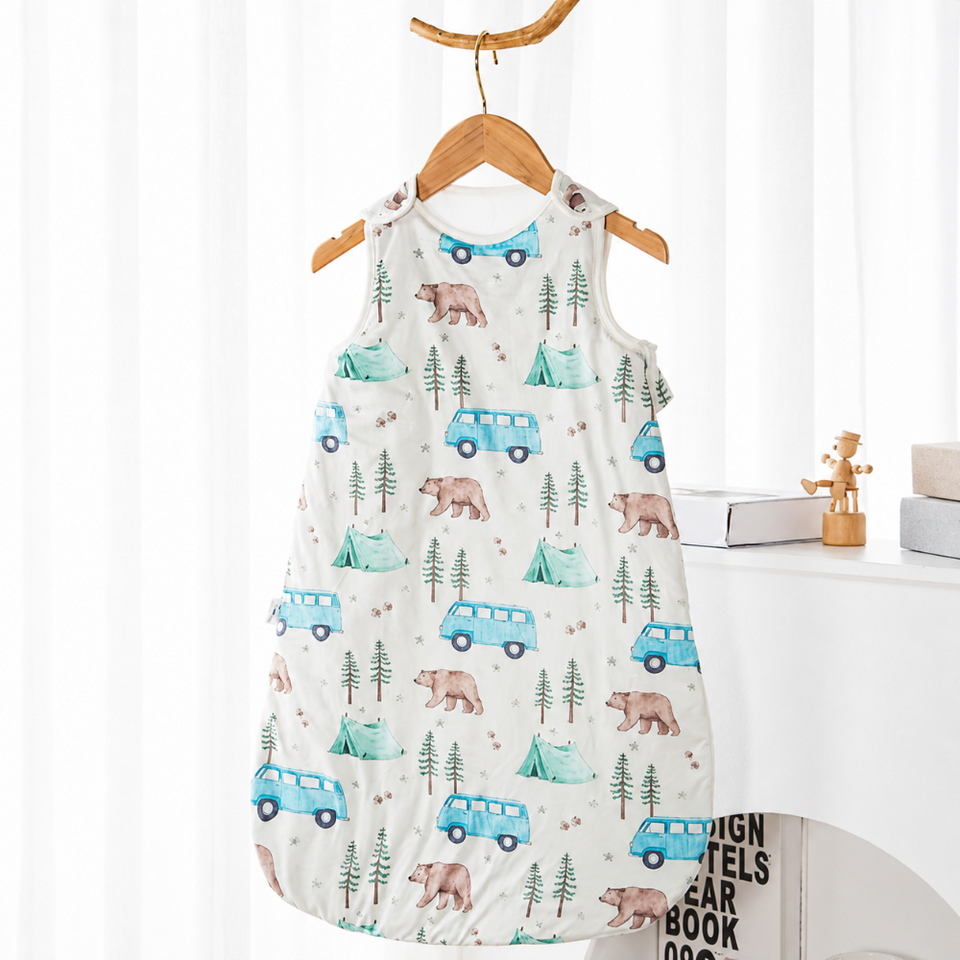 LittleDreams – Weich & atmungsaktiv – Ärmelloser Babyschlafsack