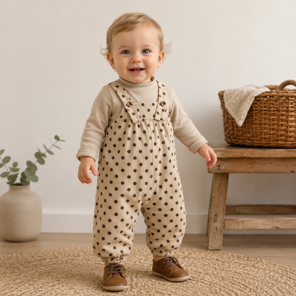 BabyBloom – Niedlich & bequem – Jumpsuit mit gepunktetem Muster