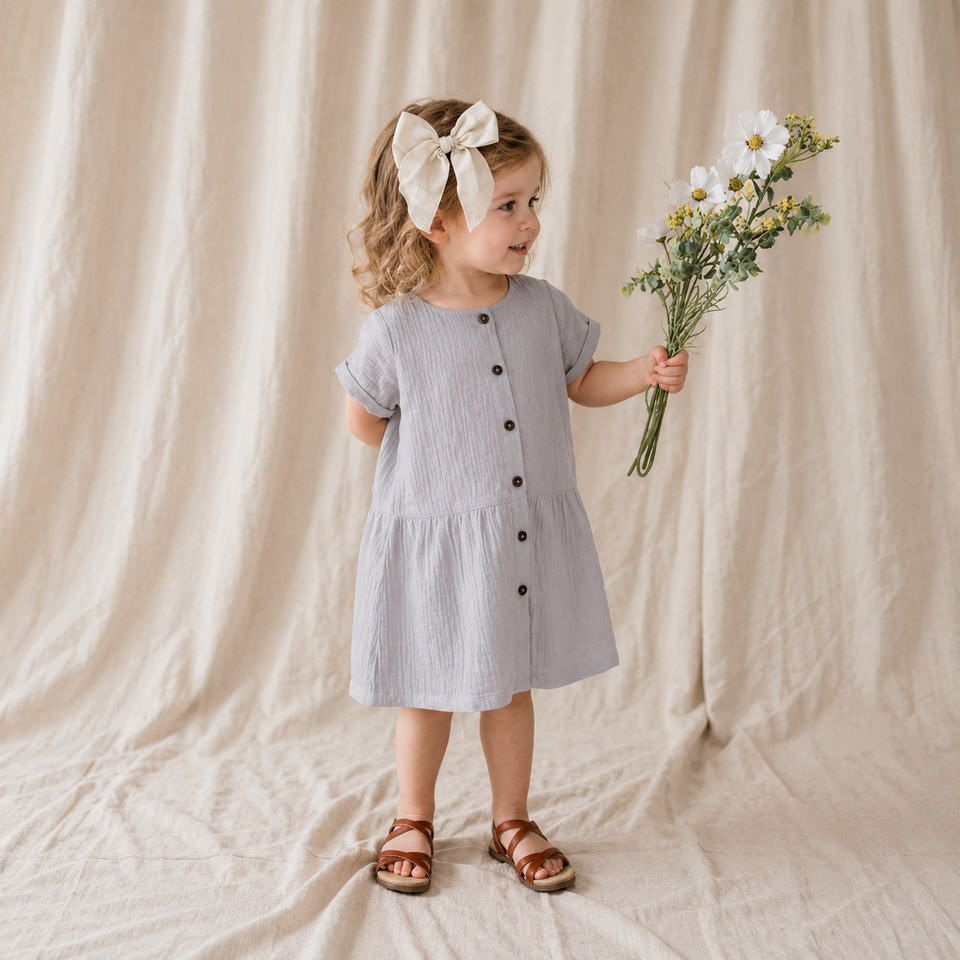 LunaDress – Elegant & luftig – Kinderkleid mit A-Linien-Schnitt