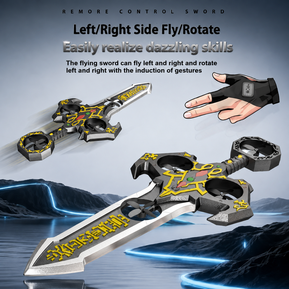 AirBlade – Verspielt & interaktiv – ferngesteuertes Flugspielzeug im Schwert-Design