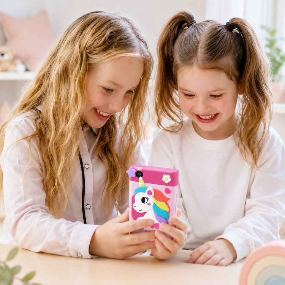 KiddoPhone – Lernreich & interaktiv – Kinder-Smartphone mit Kamera und Spielen
