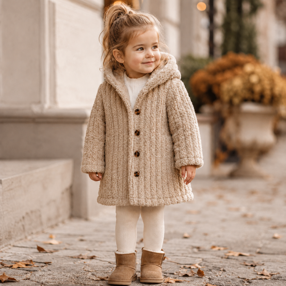Mini Fashion™ - Innenfutter aus weichem Fleece für Mädchen - Wintermantel