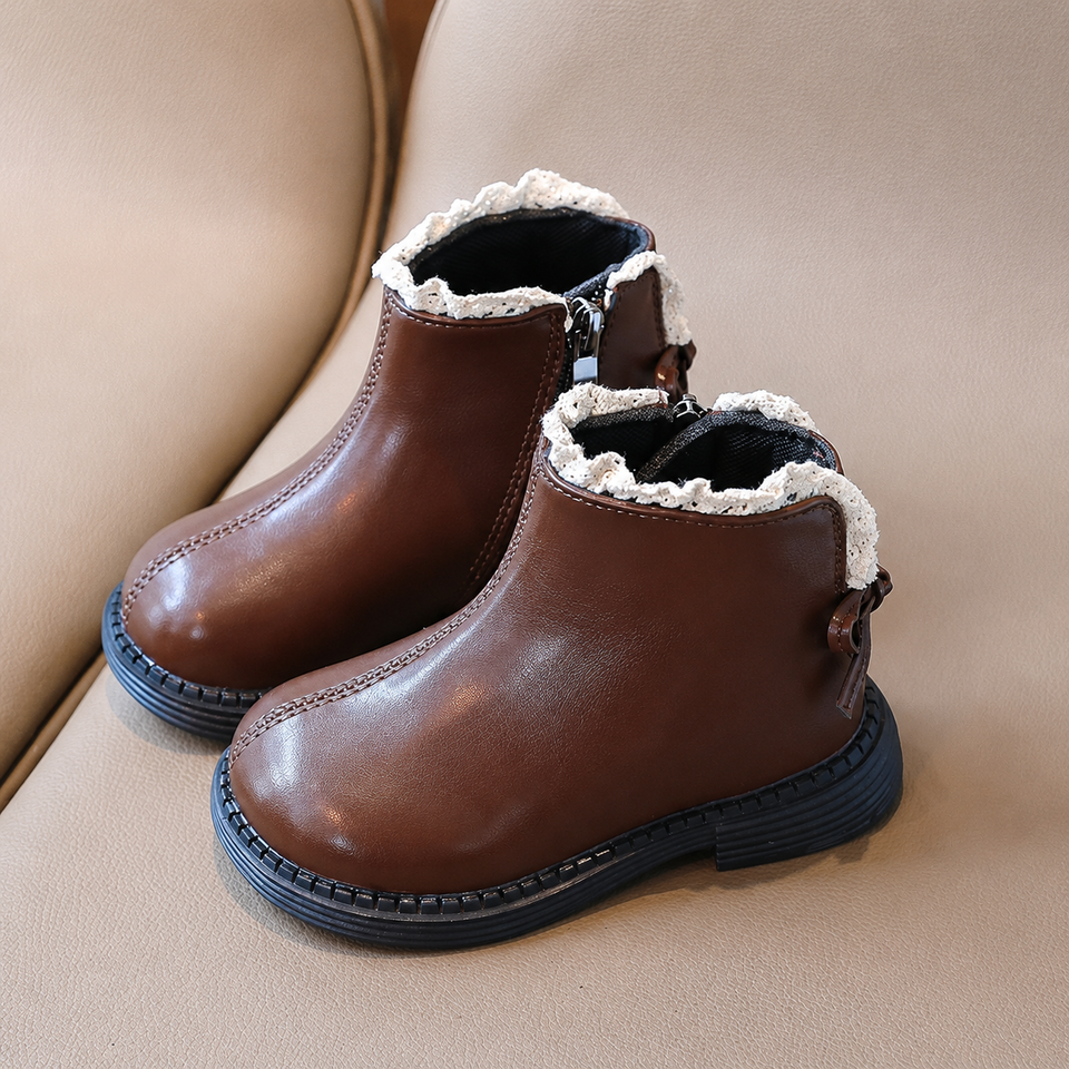 Mini Fashion™ - Warm & Klassisch - Lederstiefel
