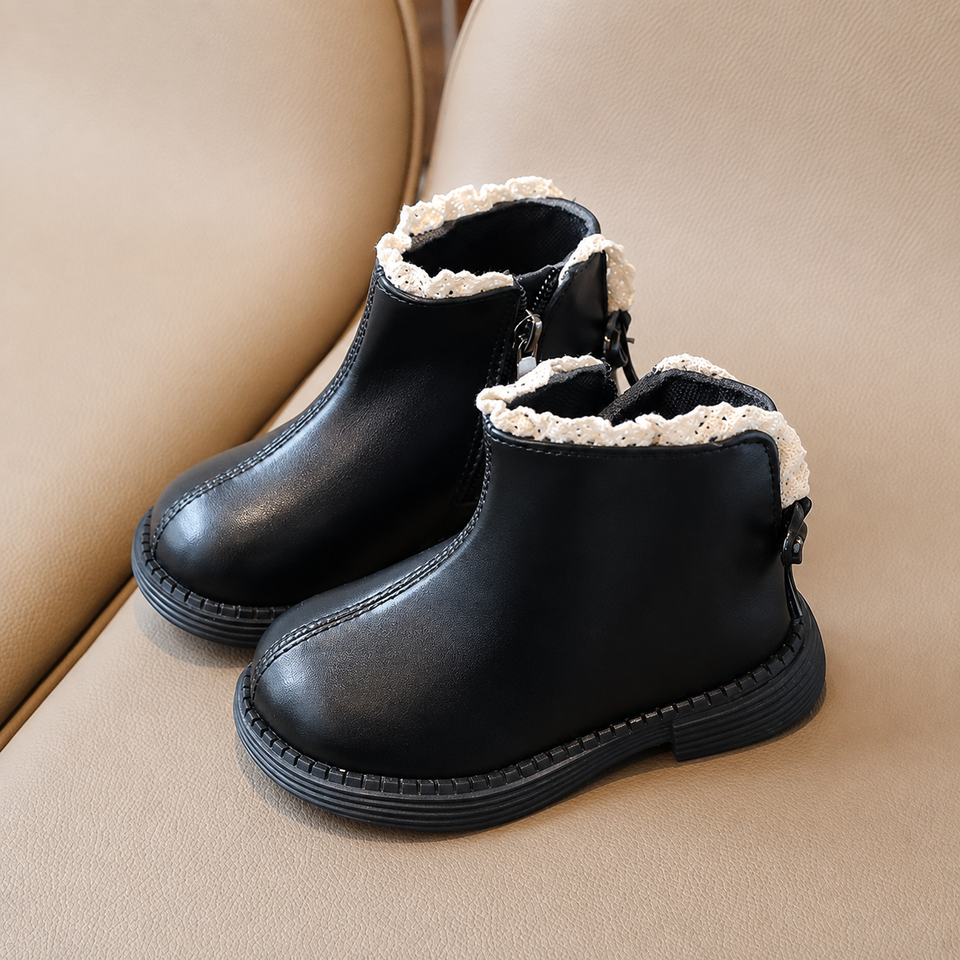 Mini Fashion™ - Warm & Klassisch - Lederstiefel