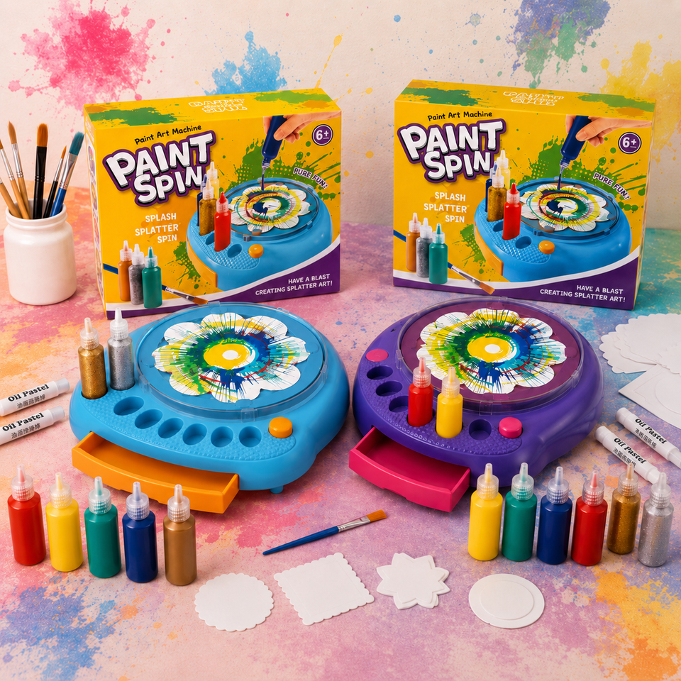 SpinArt – Kreativ & Lernreich – DIY-Farbspinnmaschine