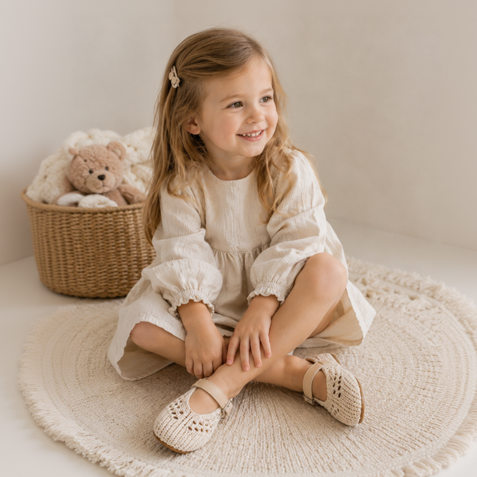 LittleWalkers – Bequem & atmungsaktiv – Mary-Jane-Ballerinas