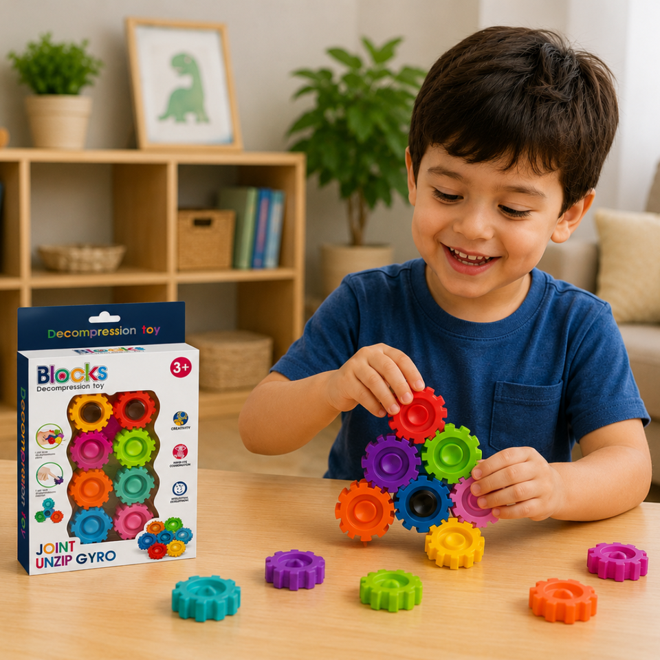 GearSpin – Lernfördernd & interaktiv – Spielzeug zum Stressabbau