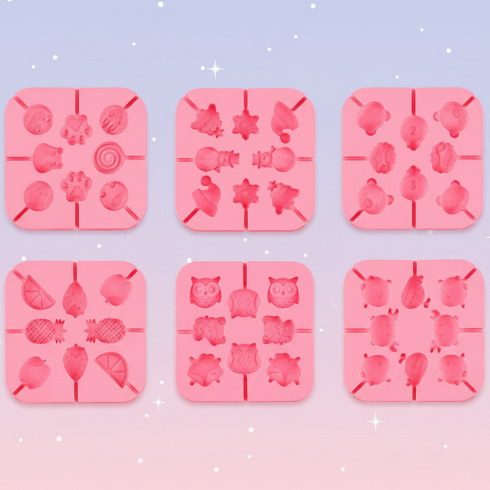 SweetPop – Bewusst verwöhnen – Silikon-Lutscher-Formen-Set