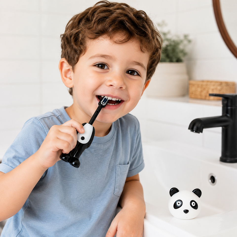 TinyTeeth – Verspielt & niedlich – Kinderzahnbürste in Tierform