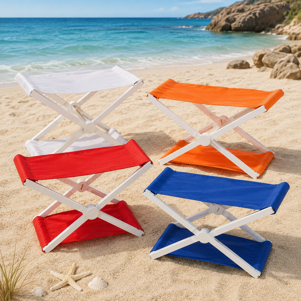 BeachNap – Tragbar & leicht – Zusammenklappbare Kopfstütze für Strand und Park