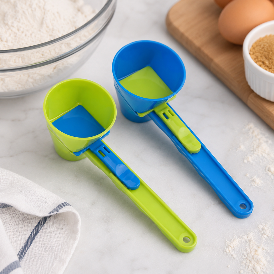 PourPerfect – Küche & Maßanfertigungen – Messbecher, Löffel und Trichter