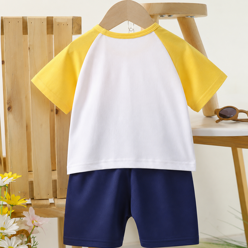 Mini Fashion™ - Löwen-Print - Sommerset für Jungen