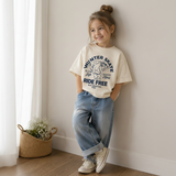 BearPlay – Komfort & Stil – Oversized-T-Shirt mit Winter-Skate-Aufdruck