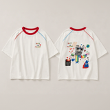 LittleVibe – Spielspaß & Kreativität – Übergroßes T-Shirt mit farbenfroher Illustration