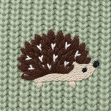 CozyHedge – Weich & warm – Gestrickter Baby-Strampler mit Igel-Motiv