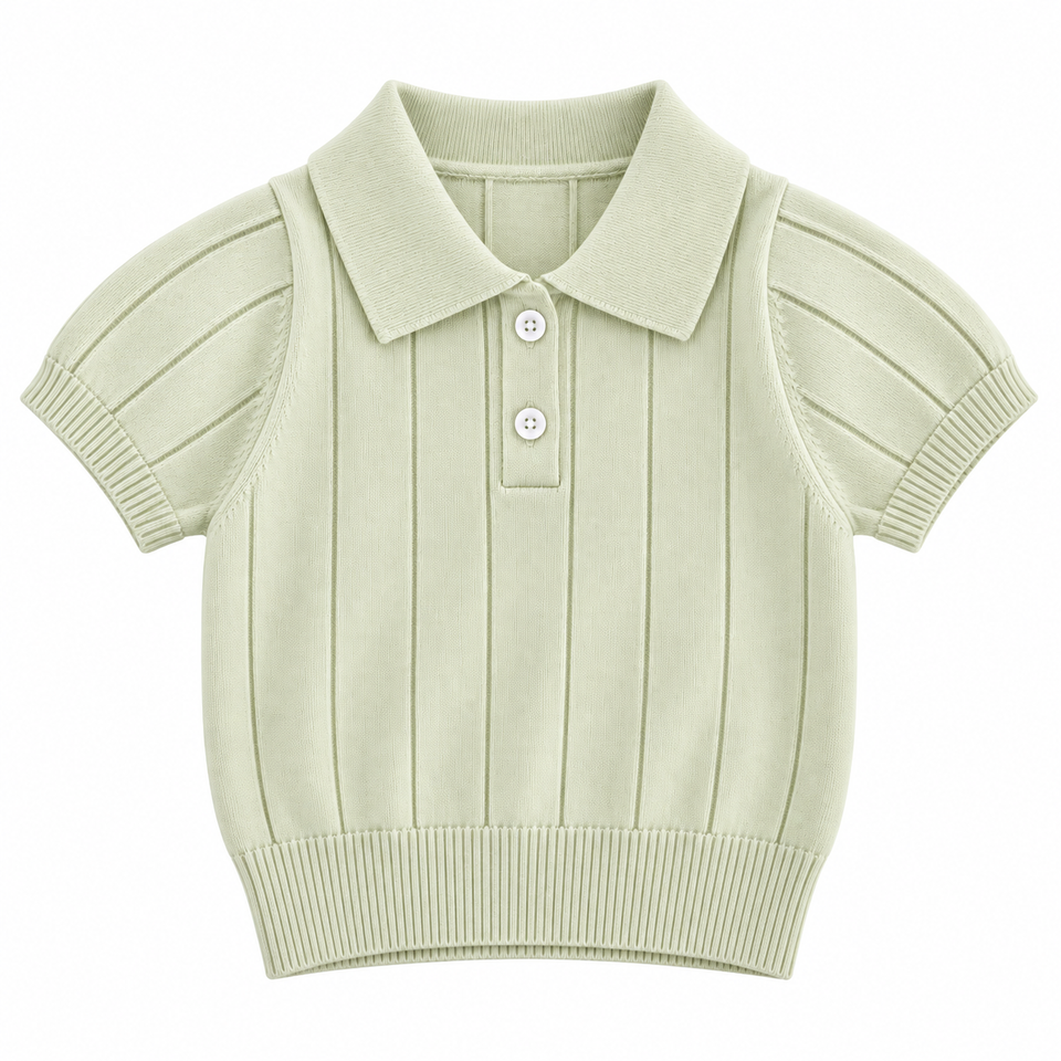 MiniLuxe – Elegant & bequem – Polohemd aus Strickstoff