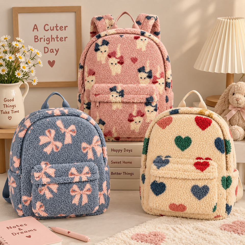 FluffyGo – Süß & Trendig – Teddy-Rucksack