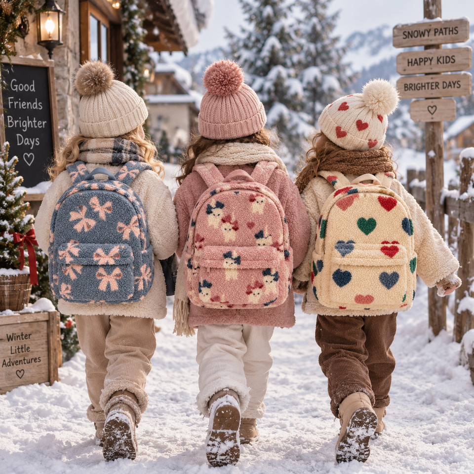FluffyGo – Süß & Trendig – Teddy-Rucksack