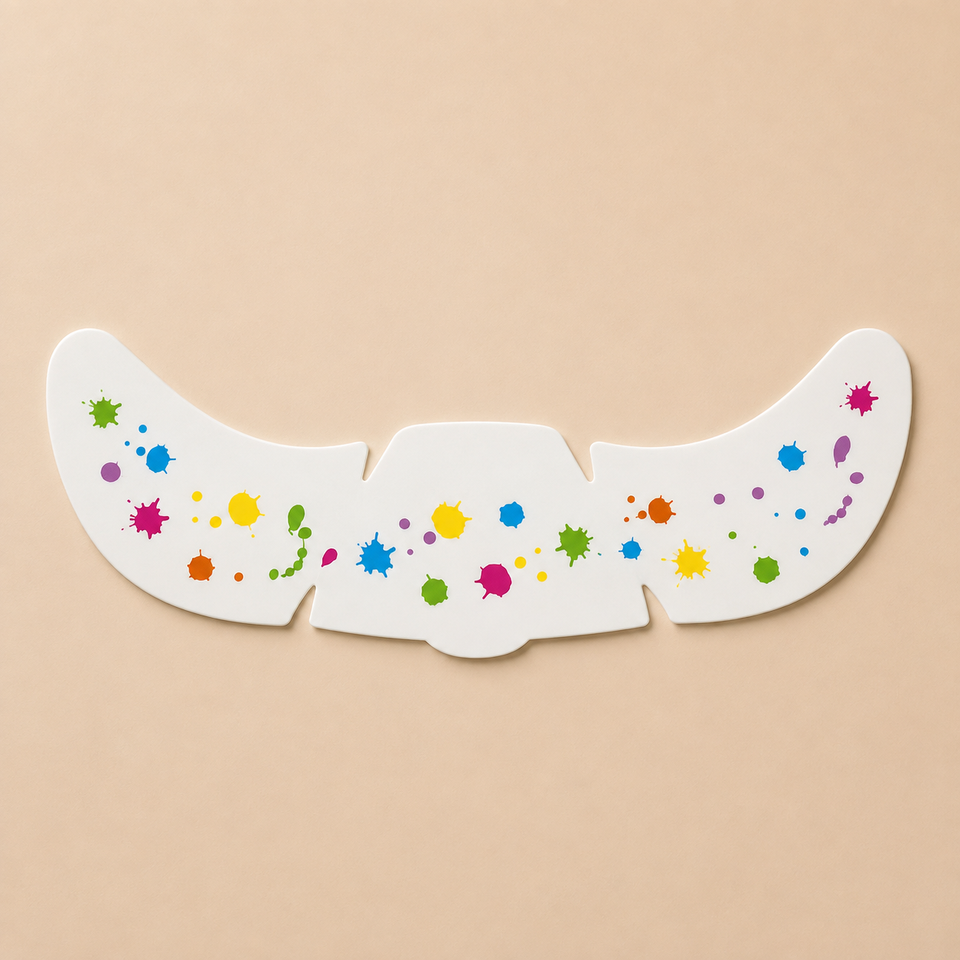 PartyFreckles – Farbenfroh & festlich – Temporäre Gesichtssticker (6er-Set)