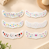 PartyFreckles – Farbenfroh & festlich – Temporäre Gesichtssticker (6er-Set)