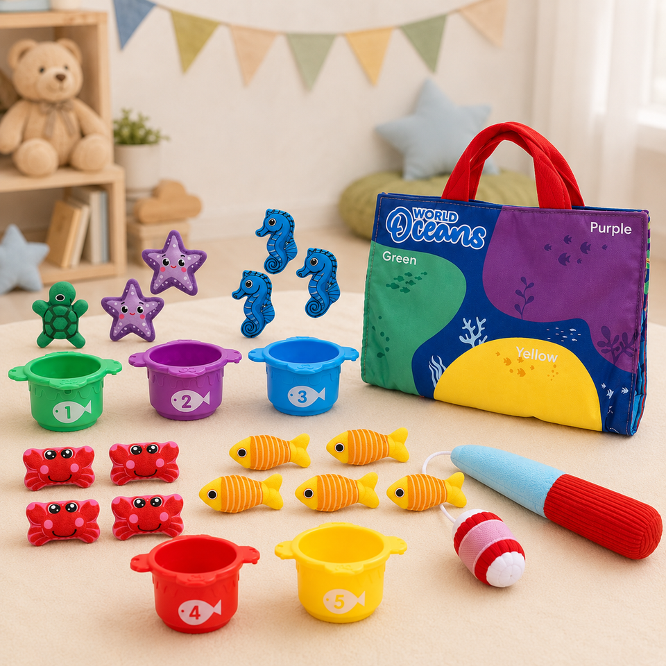 LittleFisher – Lernreich & interaktiv – Montessori-Fischspiel