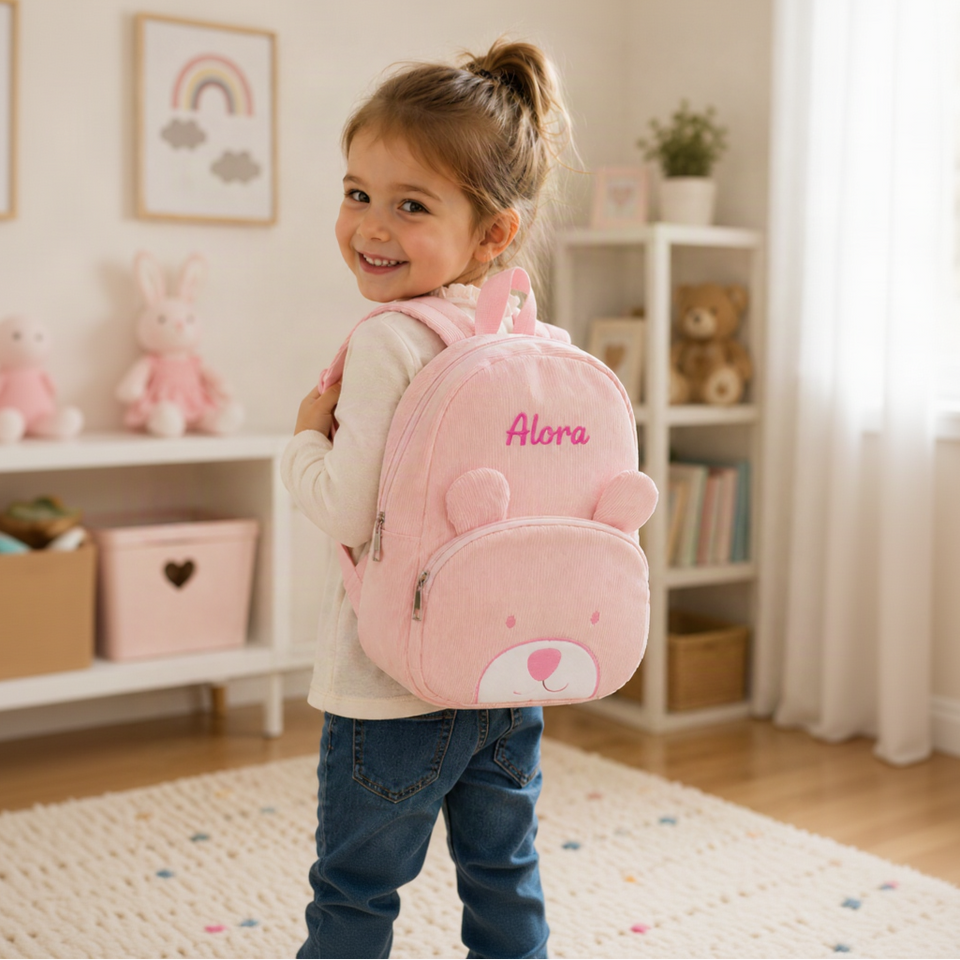 MyLittleBag – Persönlich & Niedlich – Personalisierter Kinderrucksack mit Namen und Tiermotiv