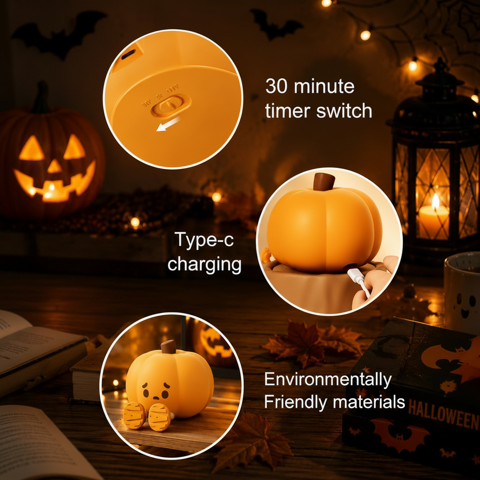 SpookyLamp – Niedlich & stimmungsvoll – Halloween-Nachtlicht