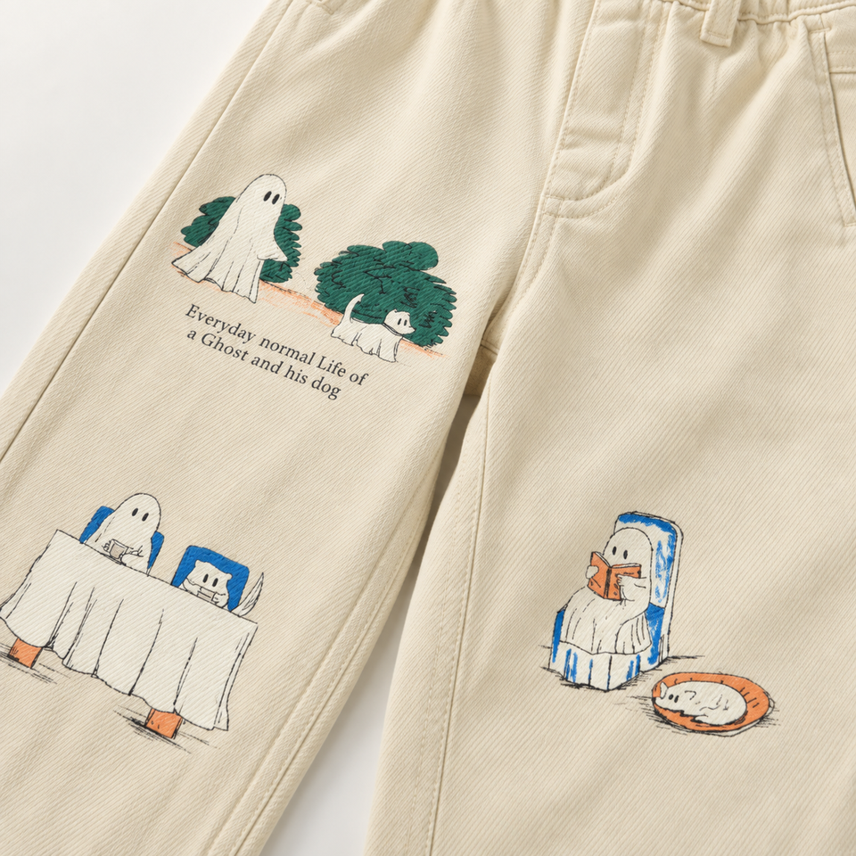 TrendStyle – Trendig & bequem – Kinderhose im Jogging-Denim-Stil