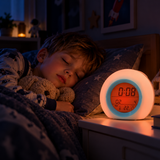 ColorTime – Farbenfroh & multifunktional – Digitaler Kinderwecker mit Nachtlicht