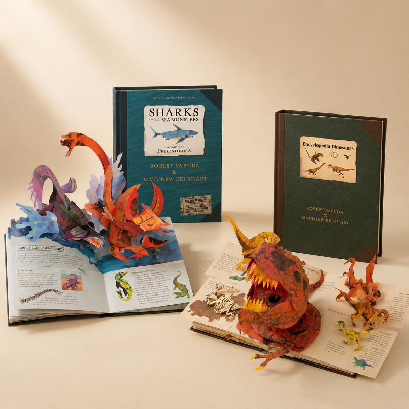 JurassicKids – Spannend & lehrreich – 3D-Dinosaurier-Enzyklopädie als Pop-up-Buch